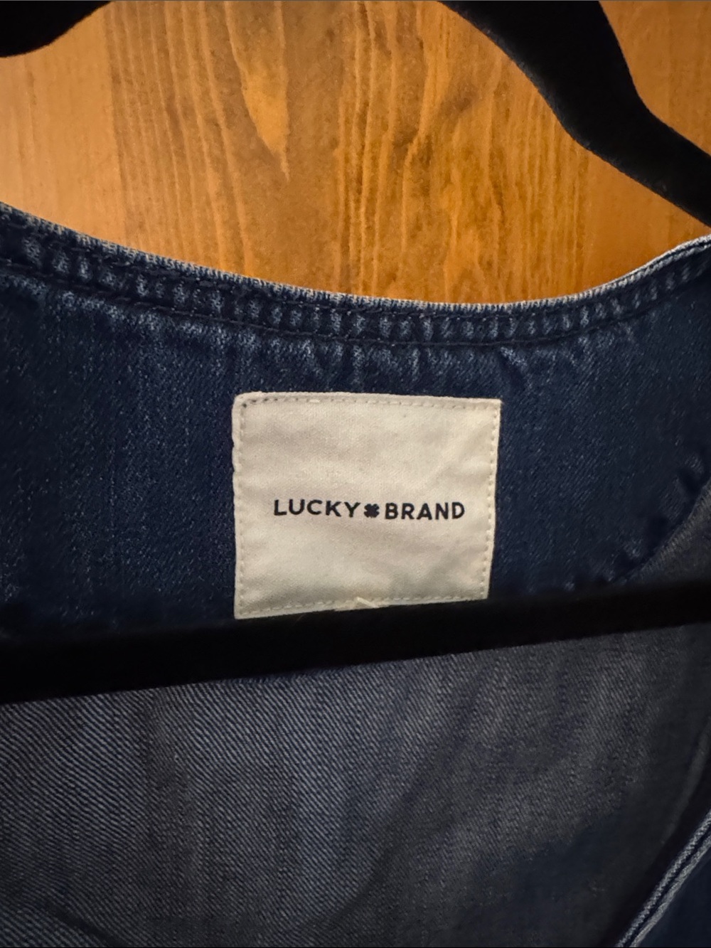 Lucky Brand Indigo Denim Button-Front Vest - Picture 2 of 7